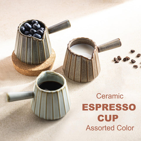 YHOJOY Espresso Cup Pouring Spout supports smooth drip-free pouring for espresso or sauces.