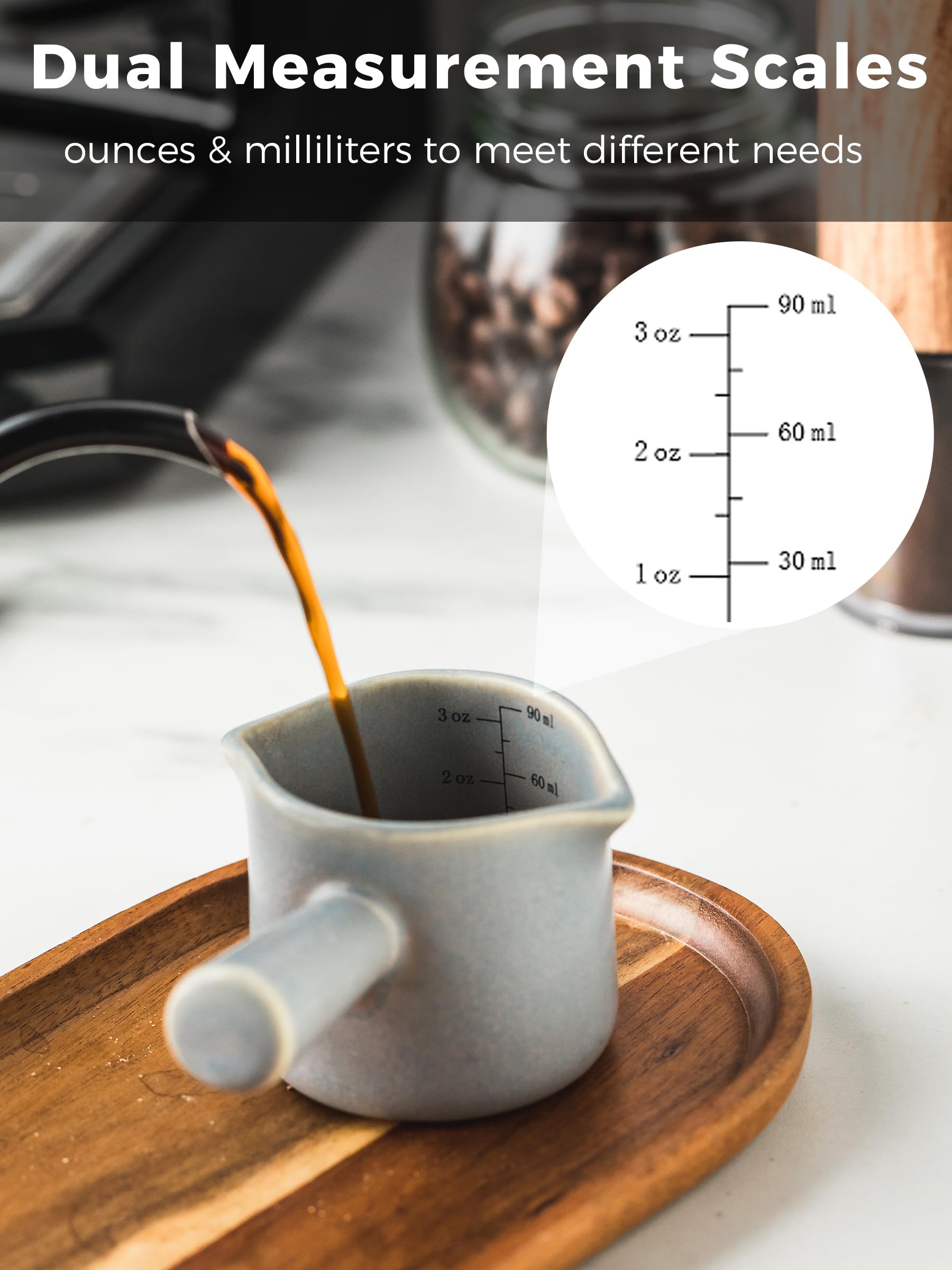 YHOJOY cups in heat-resistant ceramic withstand high temperatures.