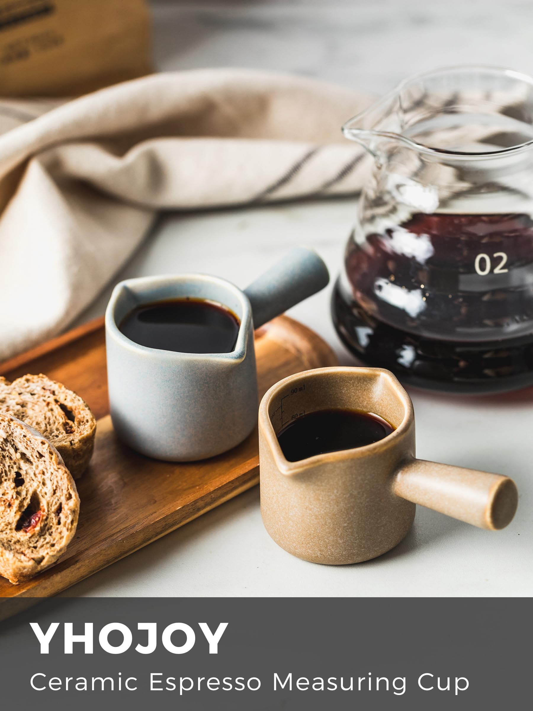 YHOJOY cups are versatile for pouring sauces and dressings as well.
