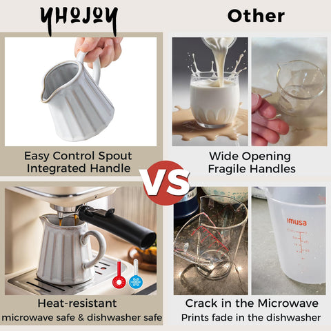 YHOJOY gift-ready creamer pitcher, great for gifts and housewarmings.