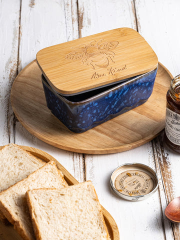 YHOJOY honeybee pattern lid adds a charming accent to your counter