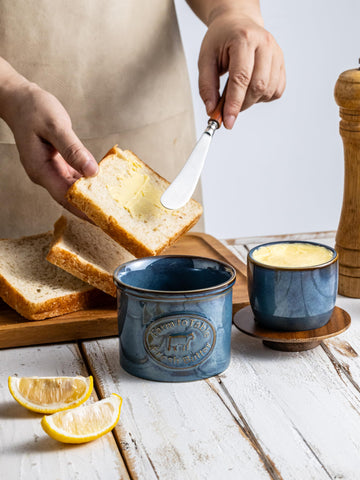 YHOJOY blue-toned kitchen decor to match rustic-modern spaces