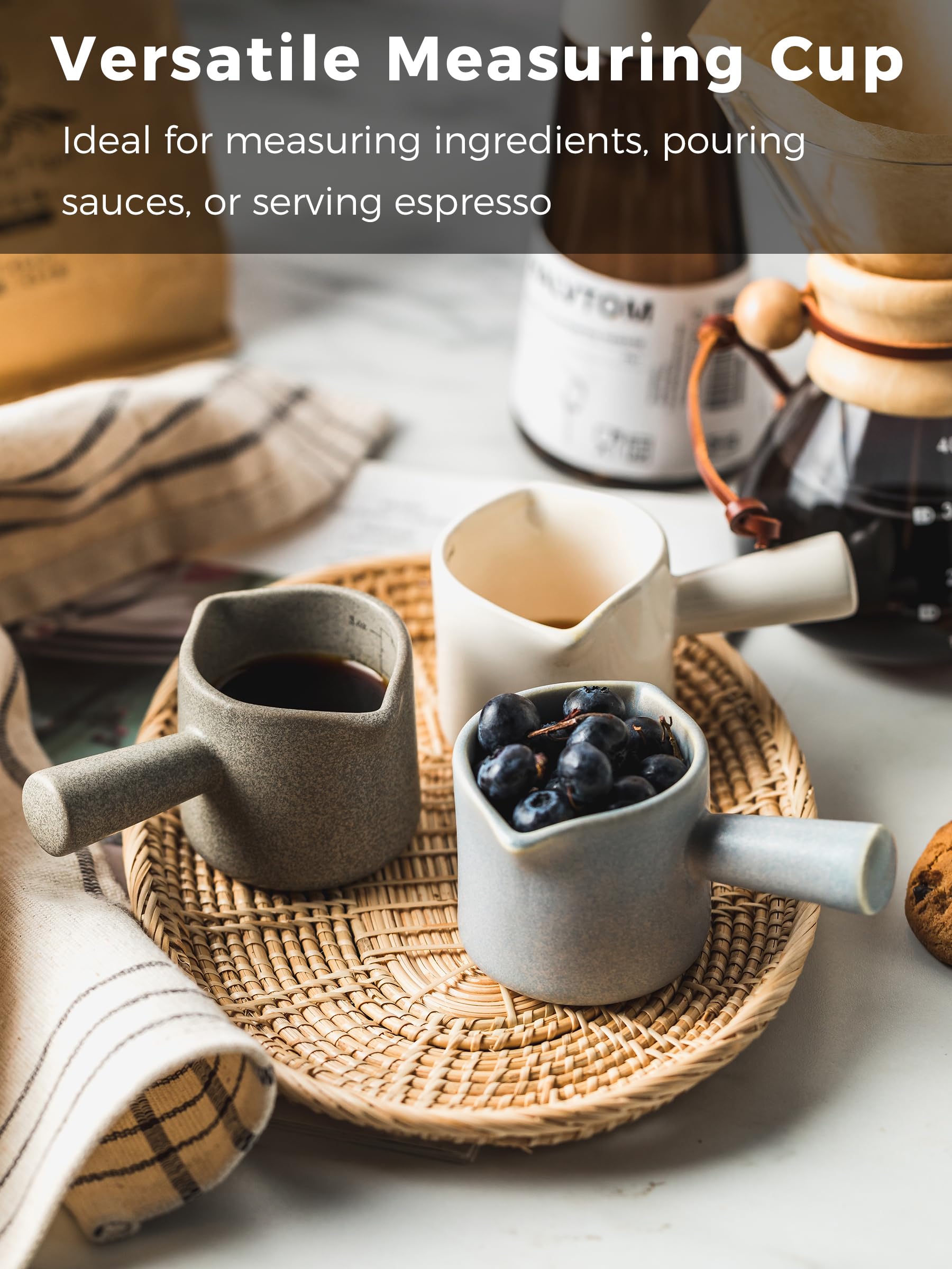 YHOJOY versatile kitchen measuring cup for sauces and dressings