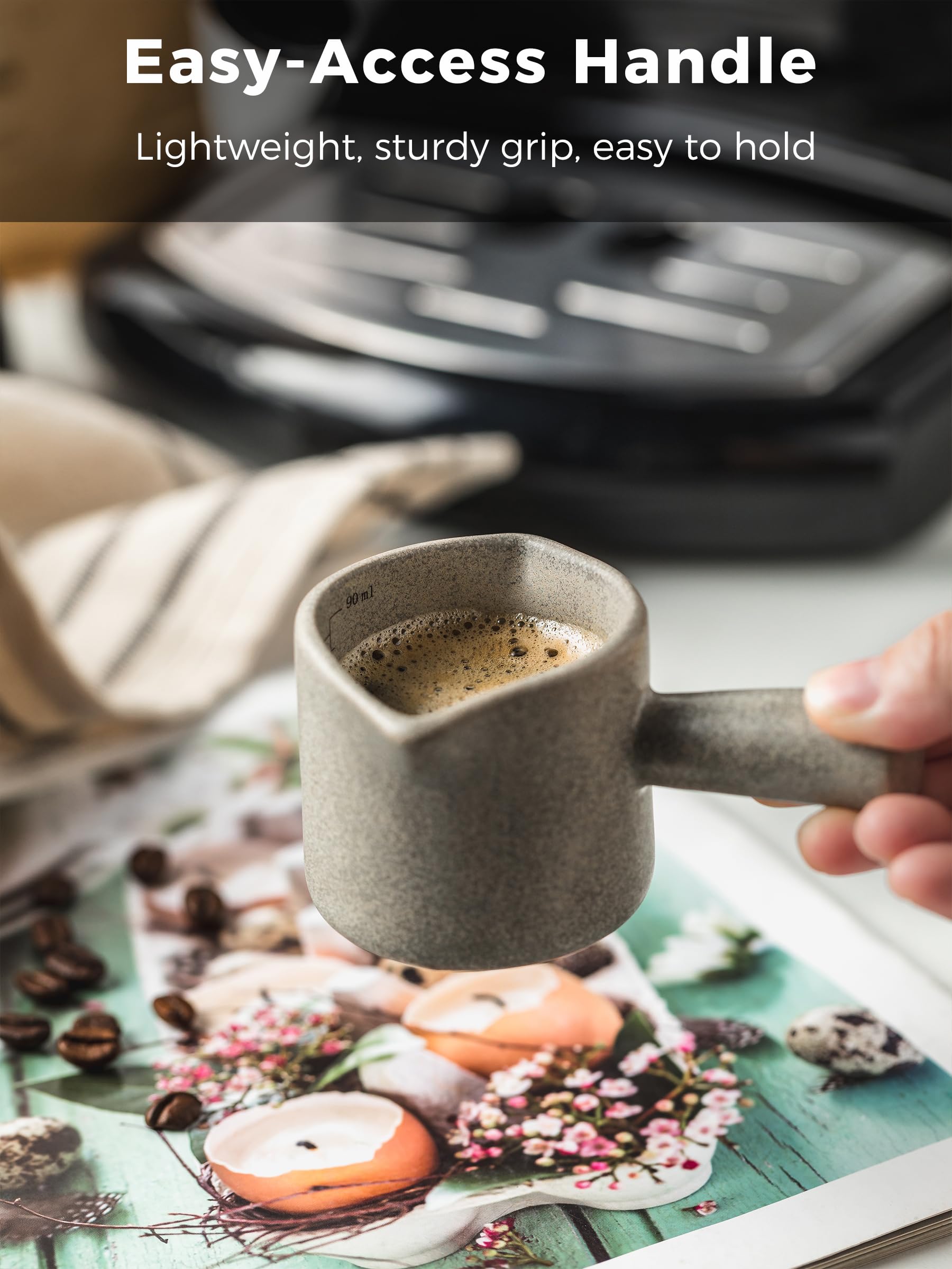 YHOJOY versatile measuring cup for sauces, dressings, and more