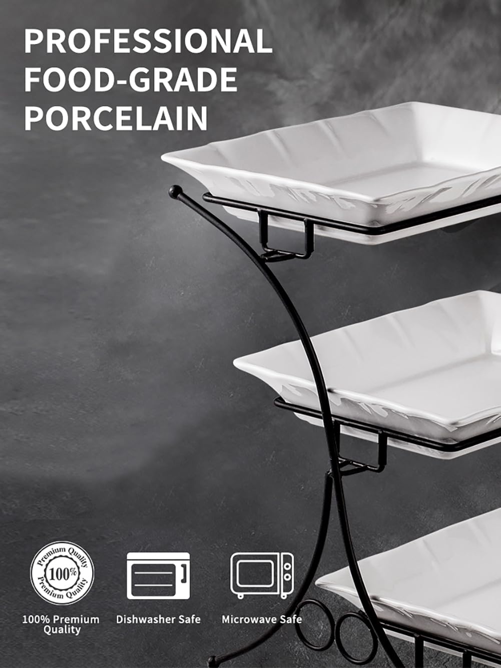YHOSSEUN 18 inch serving stand demonstrates substantial capacity for crowd-pleasing serves