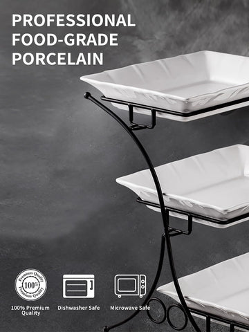 YHOSSEUN 18 inch serving stand demonstrates substantial capacity for crowd-pleasing serves