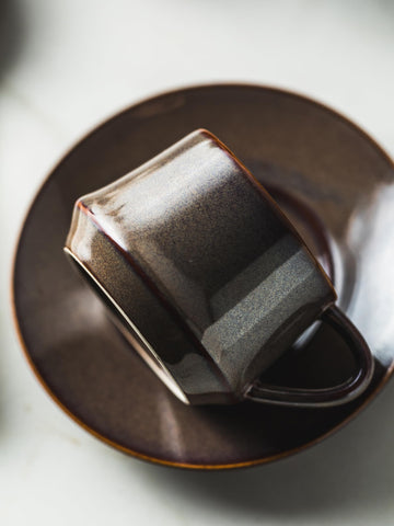 YHOSSEUN brown porcelain texture highlights durable ceramic