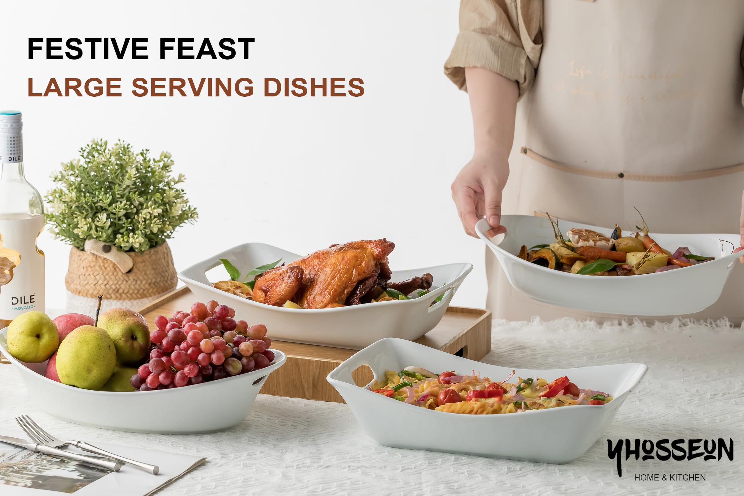 YHOSSEUN buffet-ready serving bowls suitable for restaurants