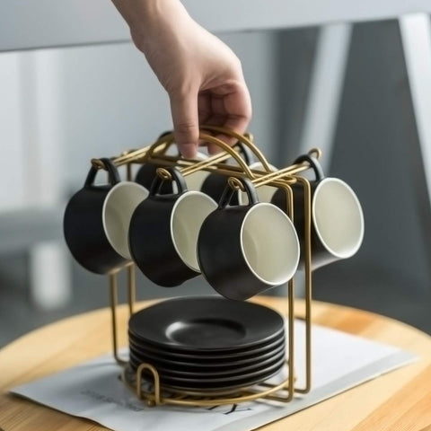 YHOSSEUN ergonomic handle on cups for easy grip