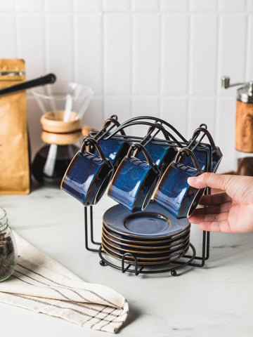 YHOSSEUN microwave and dishwasher-safe cups for busy mornings.