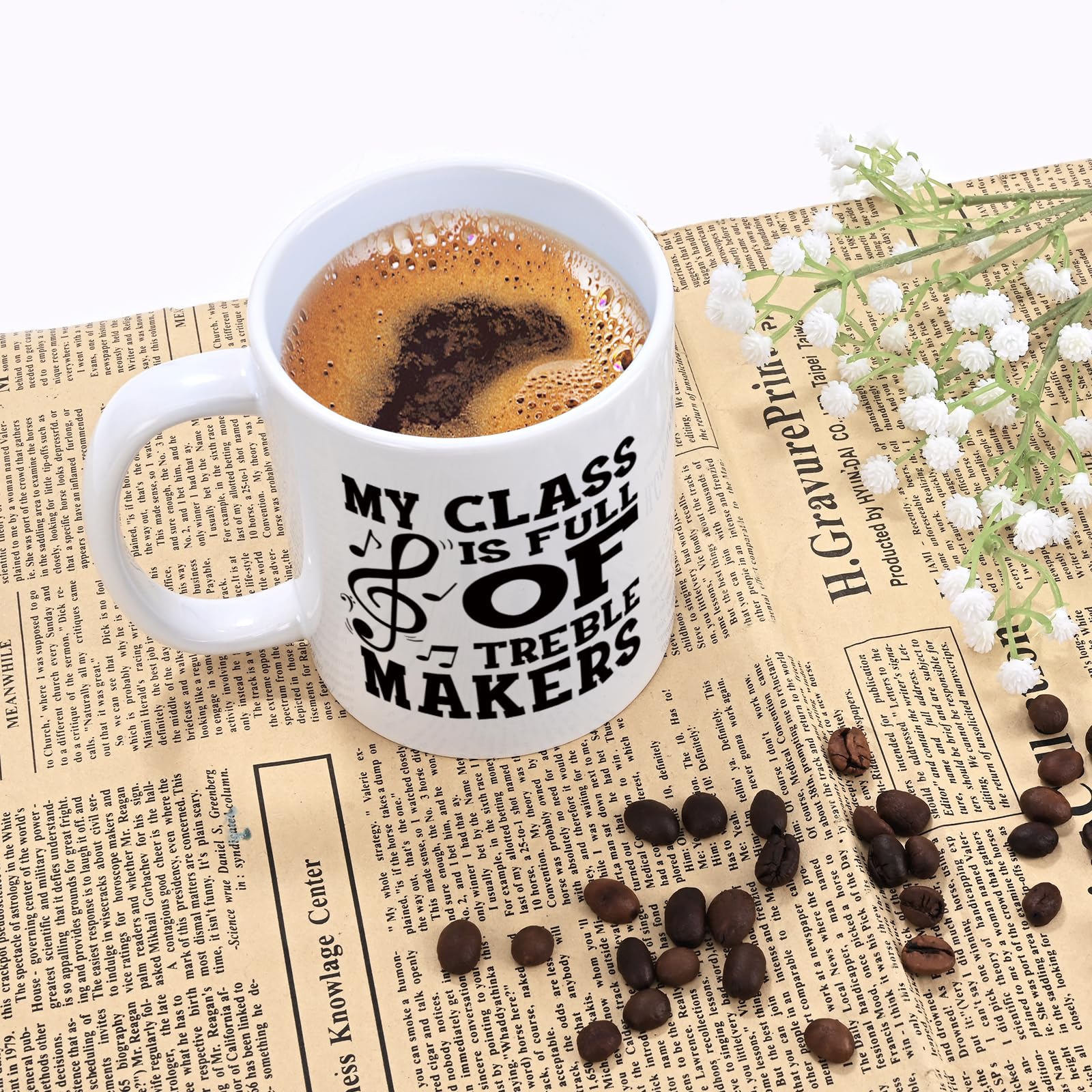 YHRJWN choir band teacher gift mug for mentors.