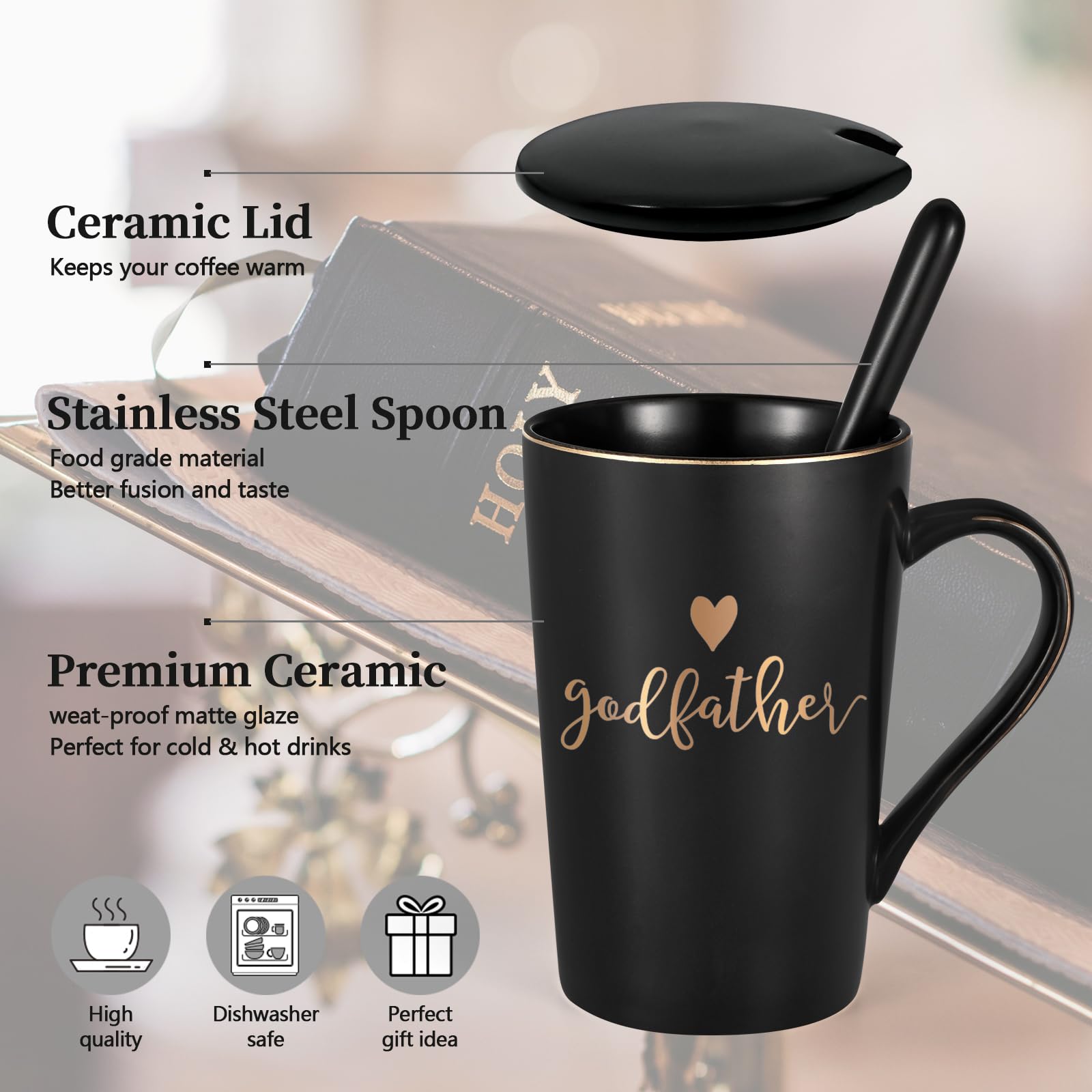 YHRJWN two spoons included with the mug set