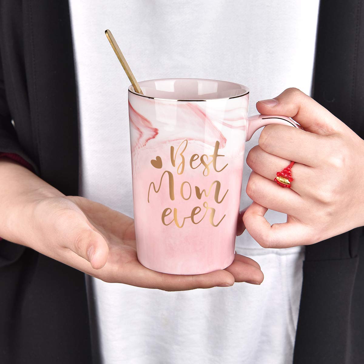 YHRJWN Gift box with spoon and coaster for an easy gifting experience