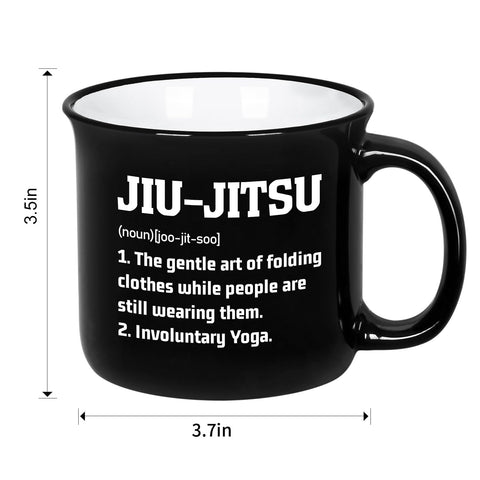 YHRJWN 15oz mug shows large capacity for coffee or shakes.