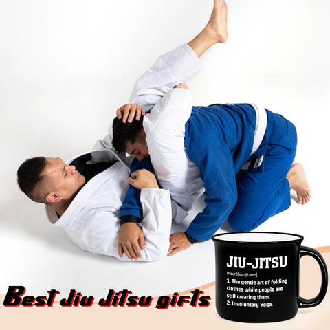 YHRJWN mug with ergonomic handle for comfortable training grip.