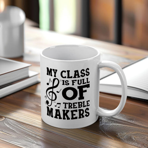 YHRJWN neutral design mug suits all teachers.