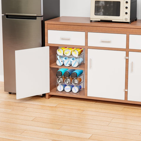 Yieach fits in a cabinet or on a countertop for versatile placement.