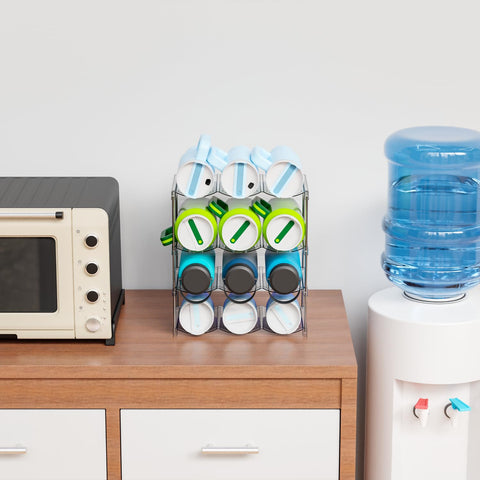 Yieach easy-to-clean design keeps bottles organized with minimal effort.