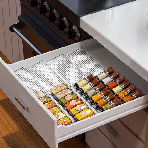 Yieach expands from 11 to 22 inches for flexible drawer setup.