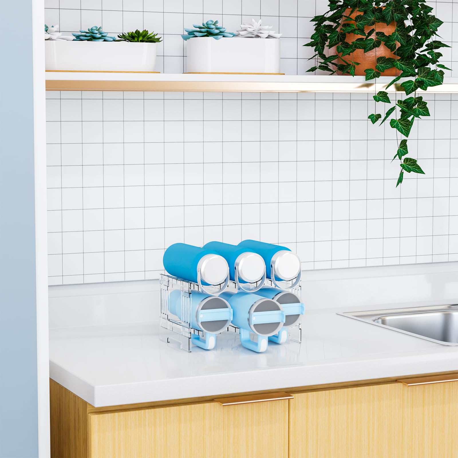 Yieach clear plastic design adds elegant, refined touch to your kitchen