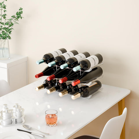 Yieach free-standing rack stands securely on floors for versatile use.