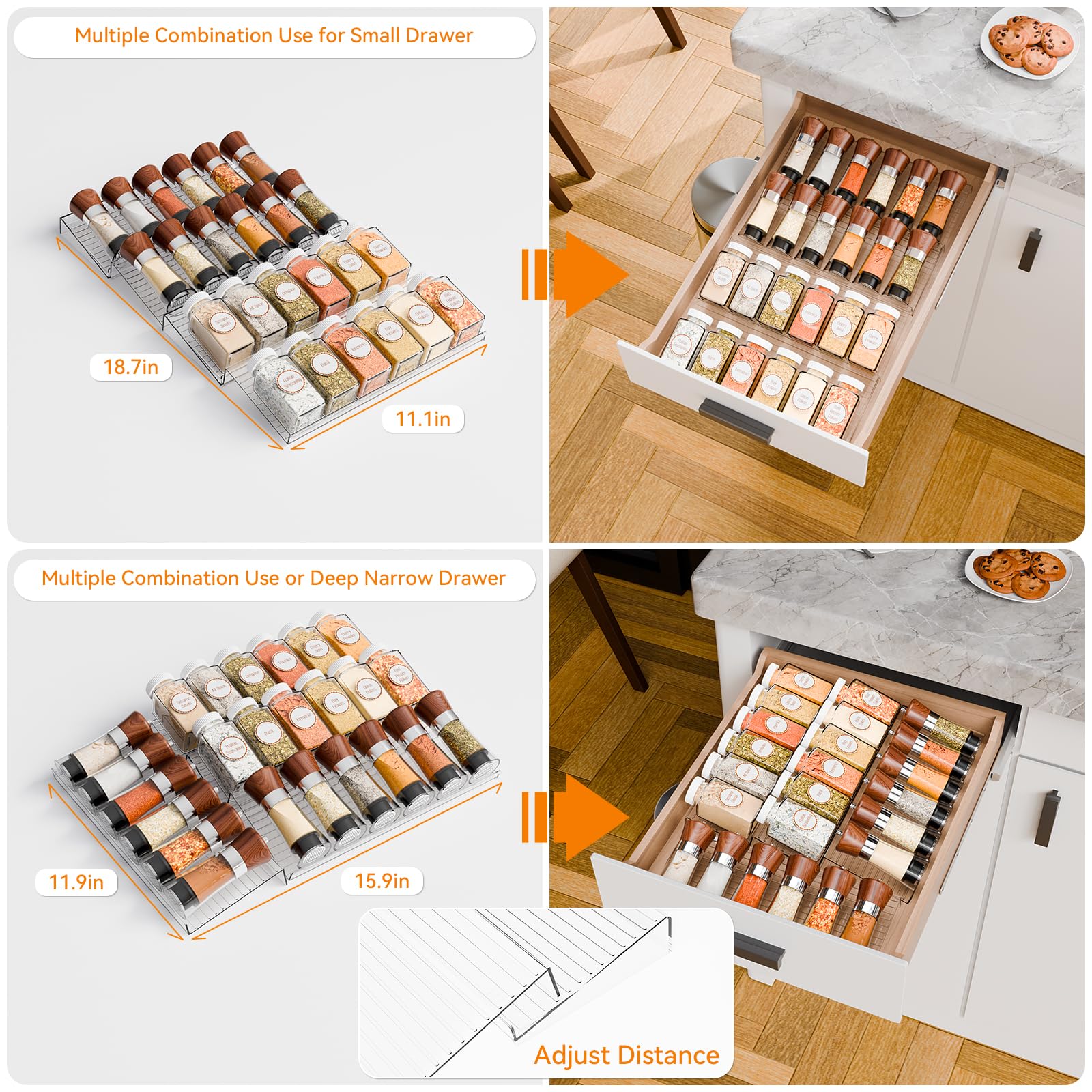 Yieach doubles as a nail polish organizer for compact bottles.