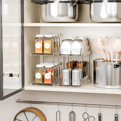 Yieach space-saving under-sink system optimizes vertical storage capacity