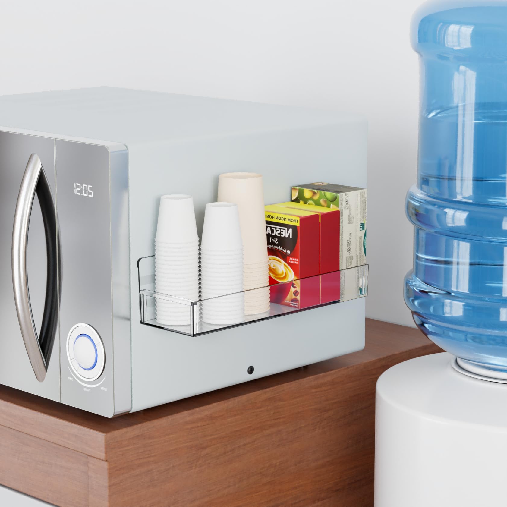 Yieach durable acrylic spice rack withstands daily use.