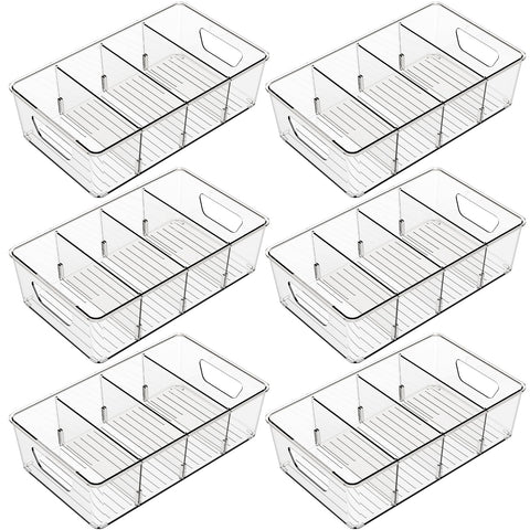 Yieach breast milk freezer storage bin keeps prep area tidy