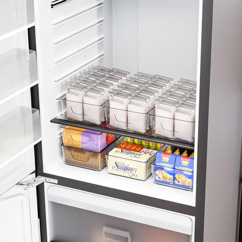 Yieach clear-view snack organizer showing contents at a glance