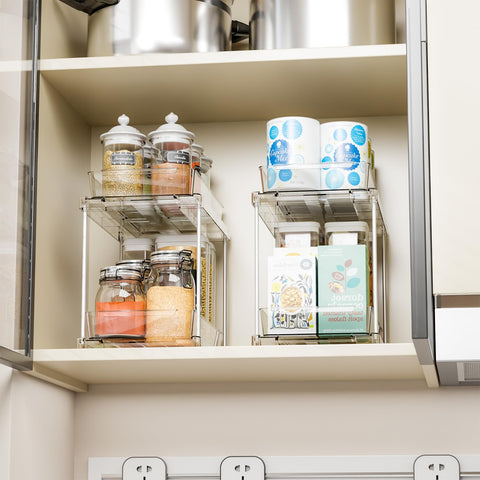 Yieach under-sink drawer in action for organized storage