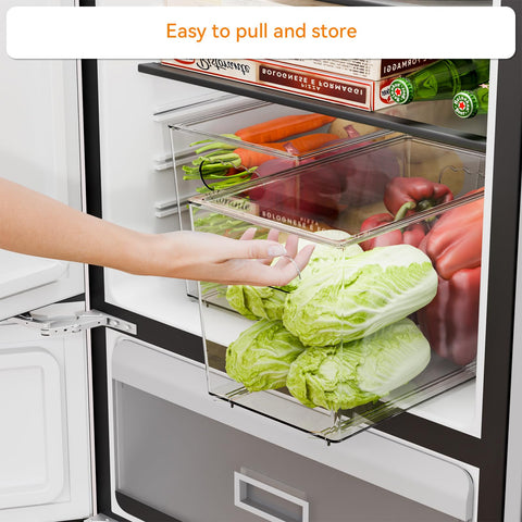 Yieach bin with wide-opening lid for effortless access to items