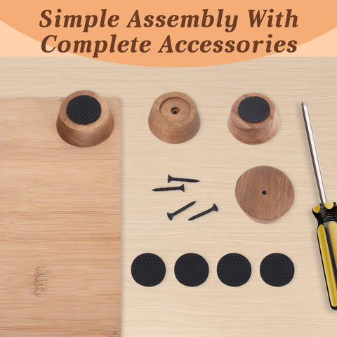 YiePhiot self-tapping screws simplify installation for quick setup.