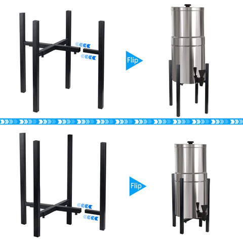 YiePhiot water filter stand compatible with Travel Berkey and other models.