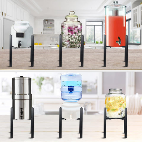 YiePhiot water filter stand includes hardware for simple assembly.
