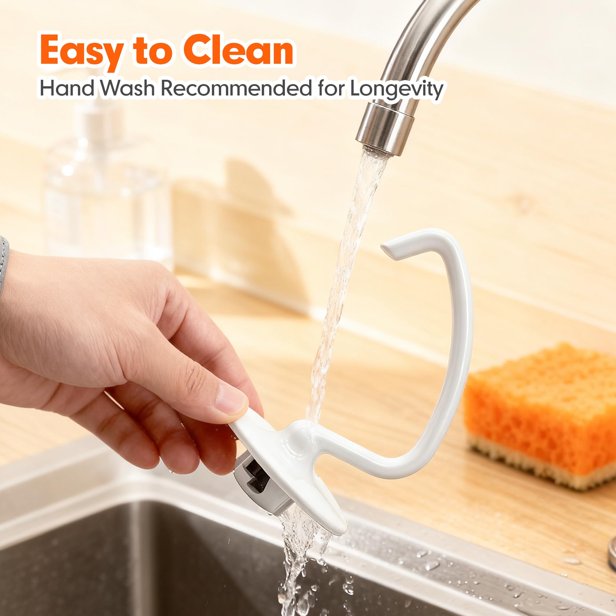 Non-stick surface of YIFOCUS K45DH ensures simple cleanup after kneading.
