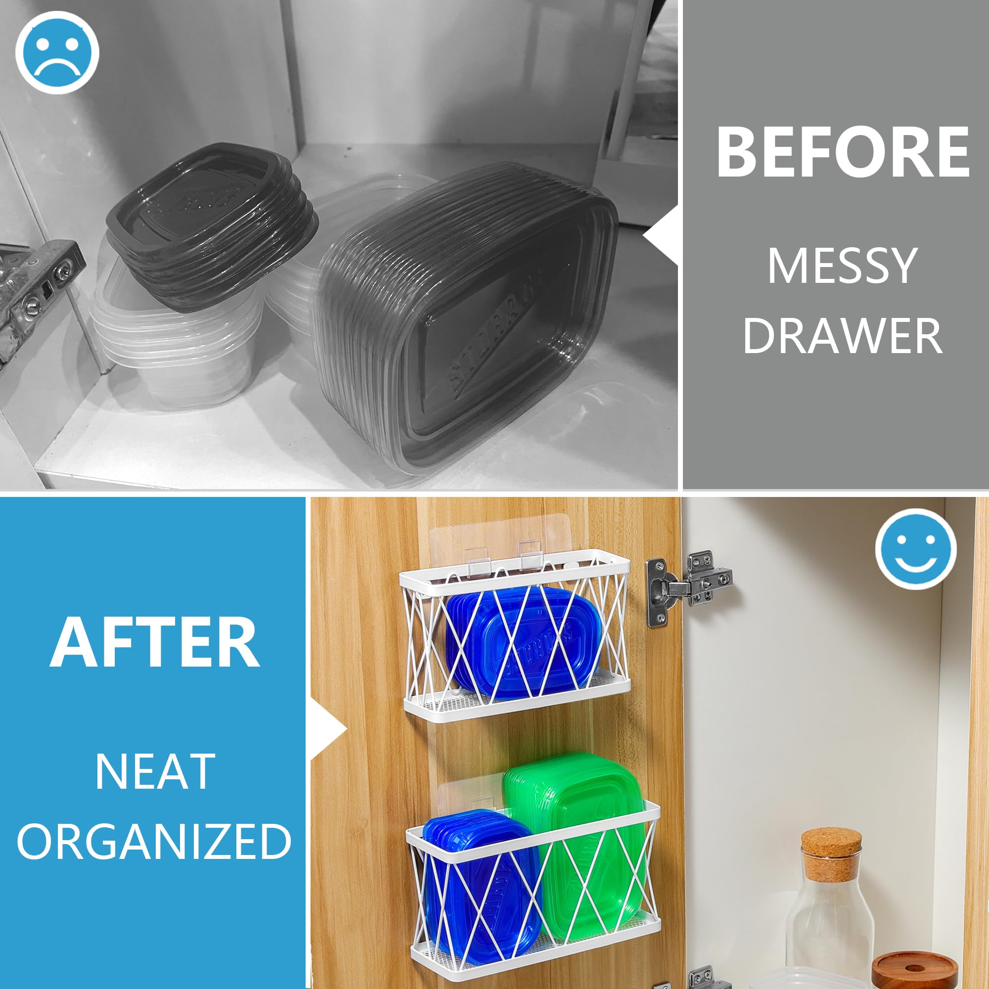 YIGII durable metal kitchen organizer resists rust for daily use.