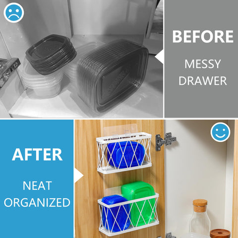 YIGII durable metal kitchen organizer resists rust for daily use.