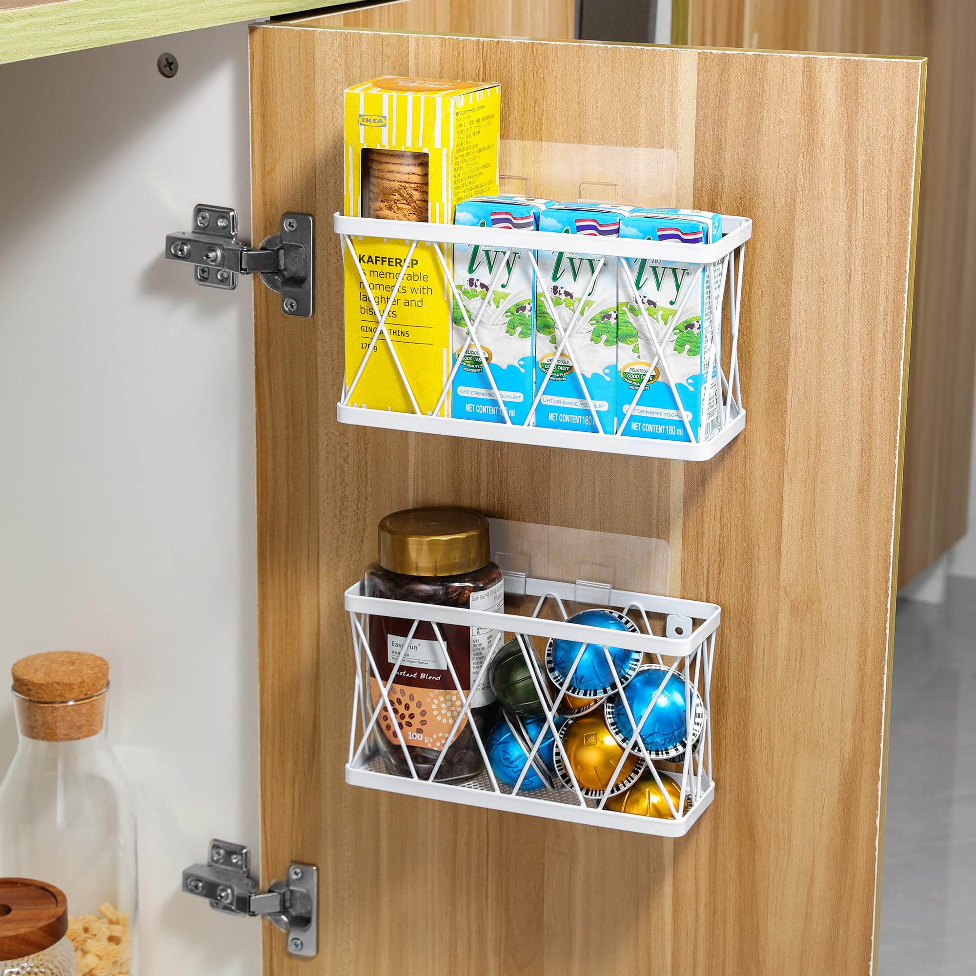 YIGII slim-profile storage solution saves space in small kitchens and RVs.