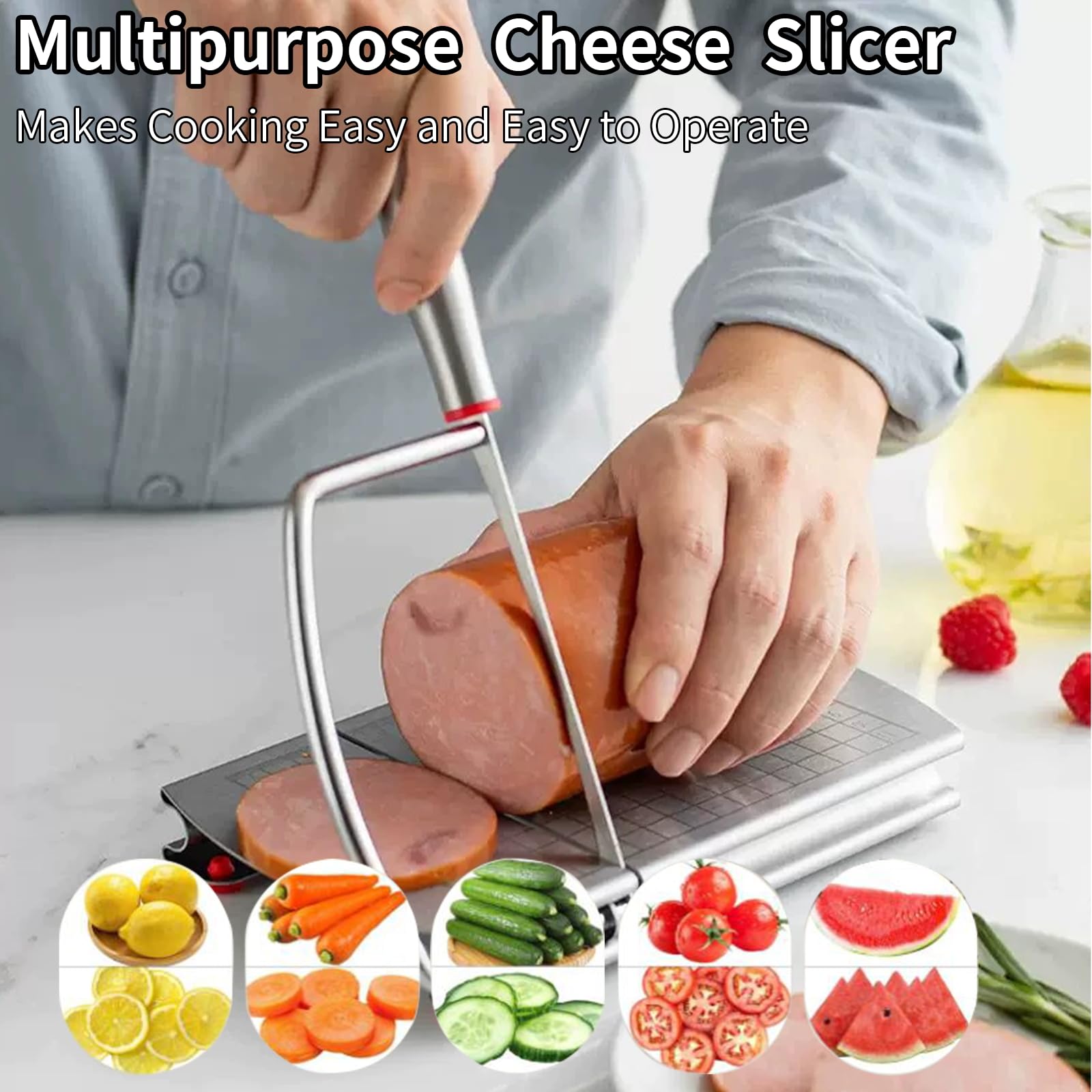 YIHAOSSING cheese slicer requires no installation for instant use