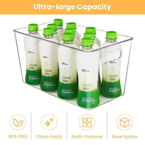 YIHONG clear bin in drawers, slides out smoothly for tidy spaces.