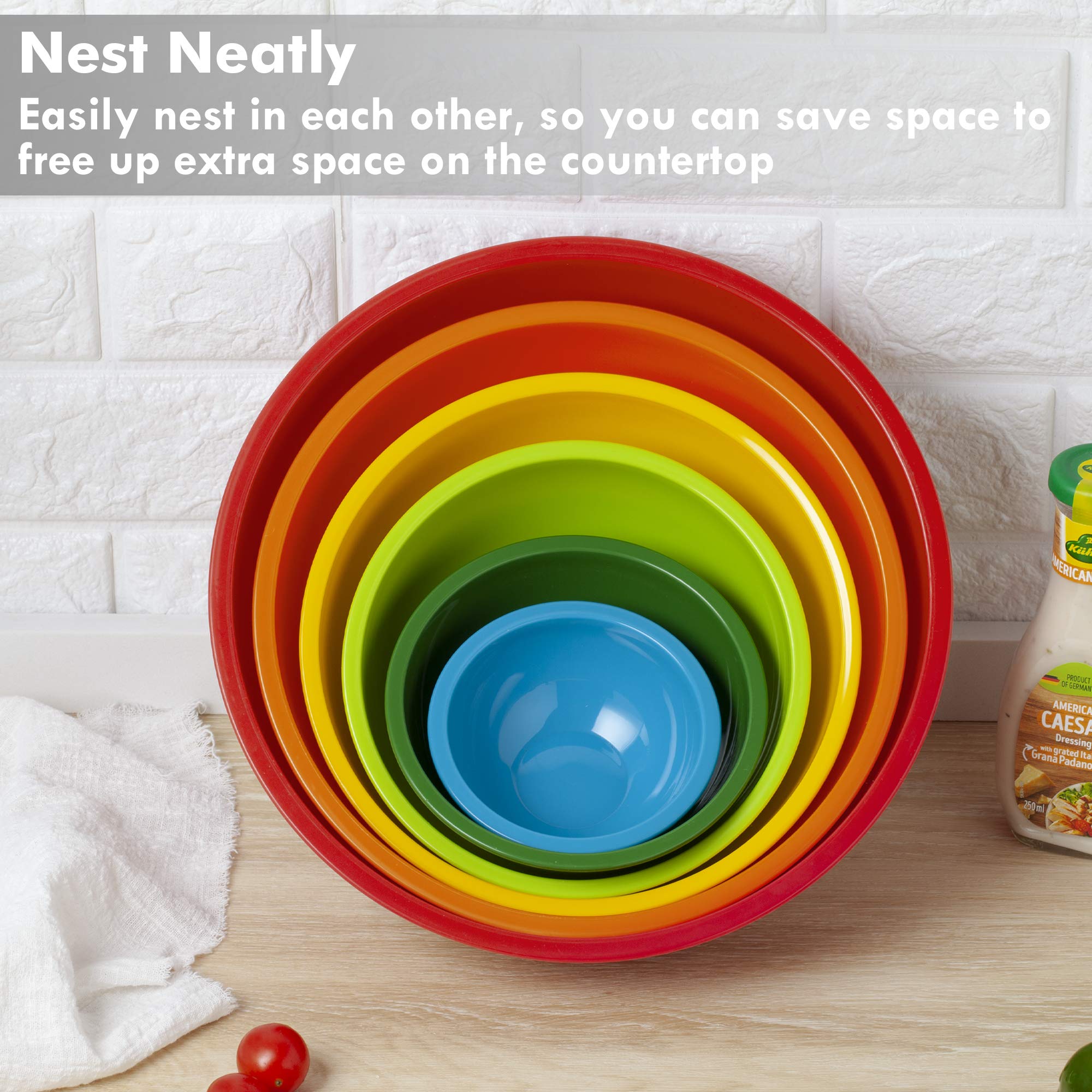 YIHONG multiuse bowls support sauces, dressings, and batter prep