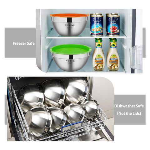 YIHONG nesting bowls save counter space when stored