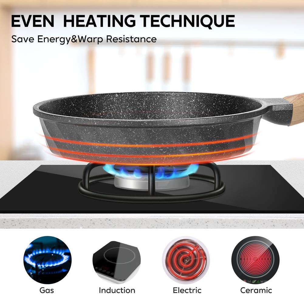 YIIFEEO induction-ready flat bottom for versatile stove use