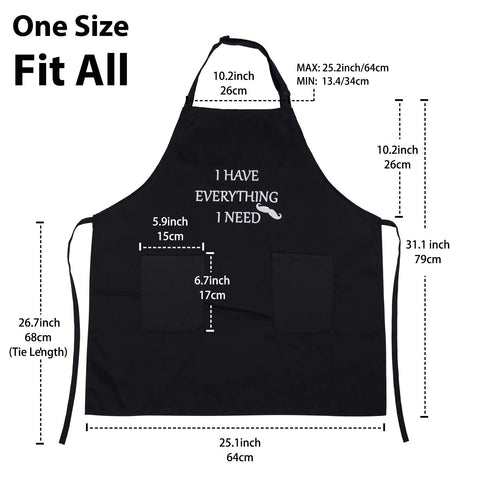 YIKA gift-pack apron set ideal for couples' Christmas or special occasions
