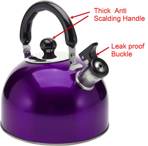 YIKANGHENG kettle displaying anti-scalding handle and pour spout for safe pouring.