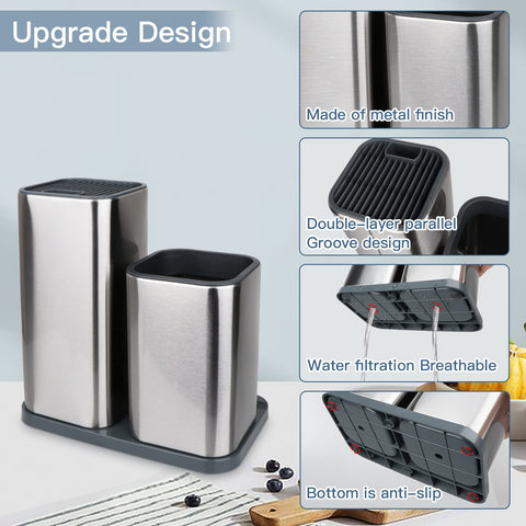 Cutting board stand with drainage promoting air flow