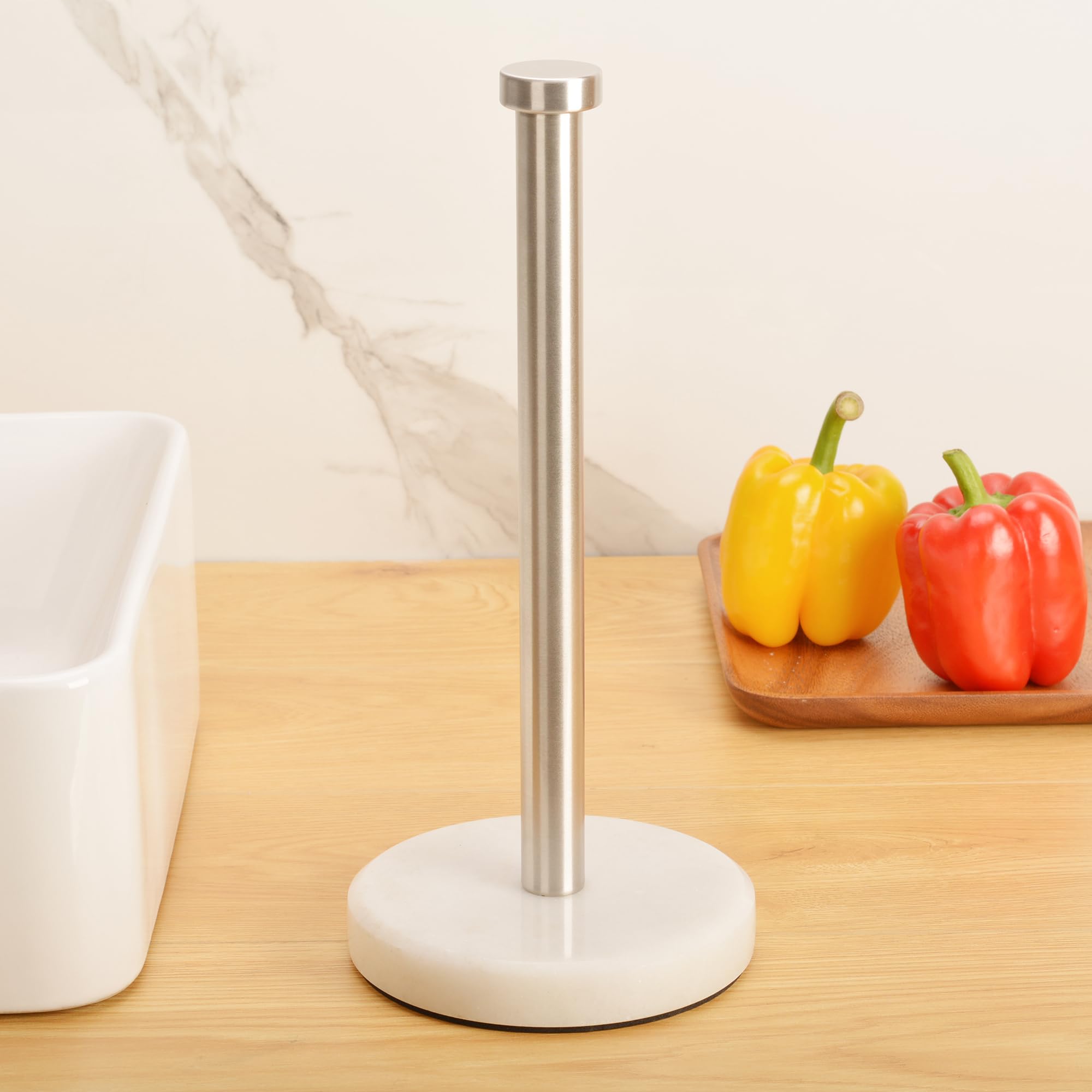 YIMIPHER brushed nickel stainless steel bar for a modern durable look.