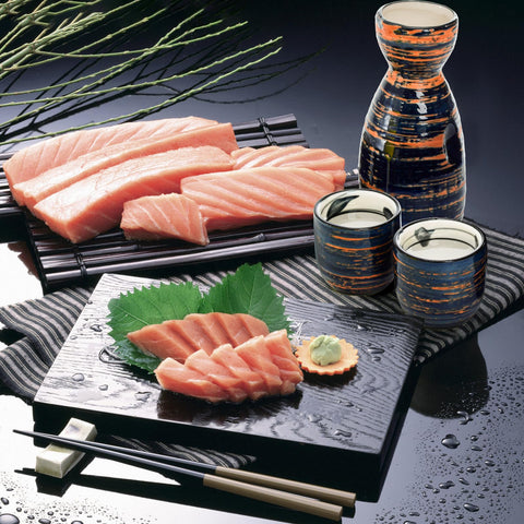 Japanese-style blue sunset pattern adds izakaya-inspired ambiance at home