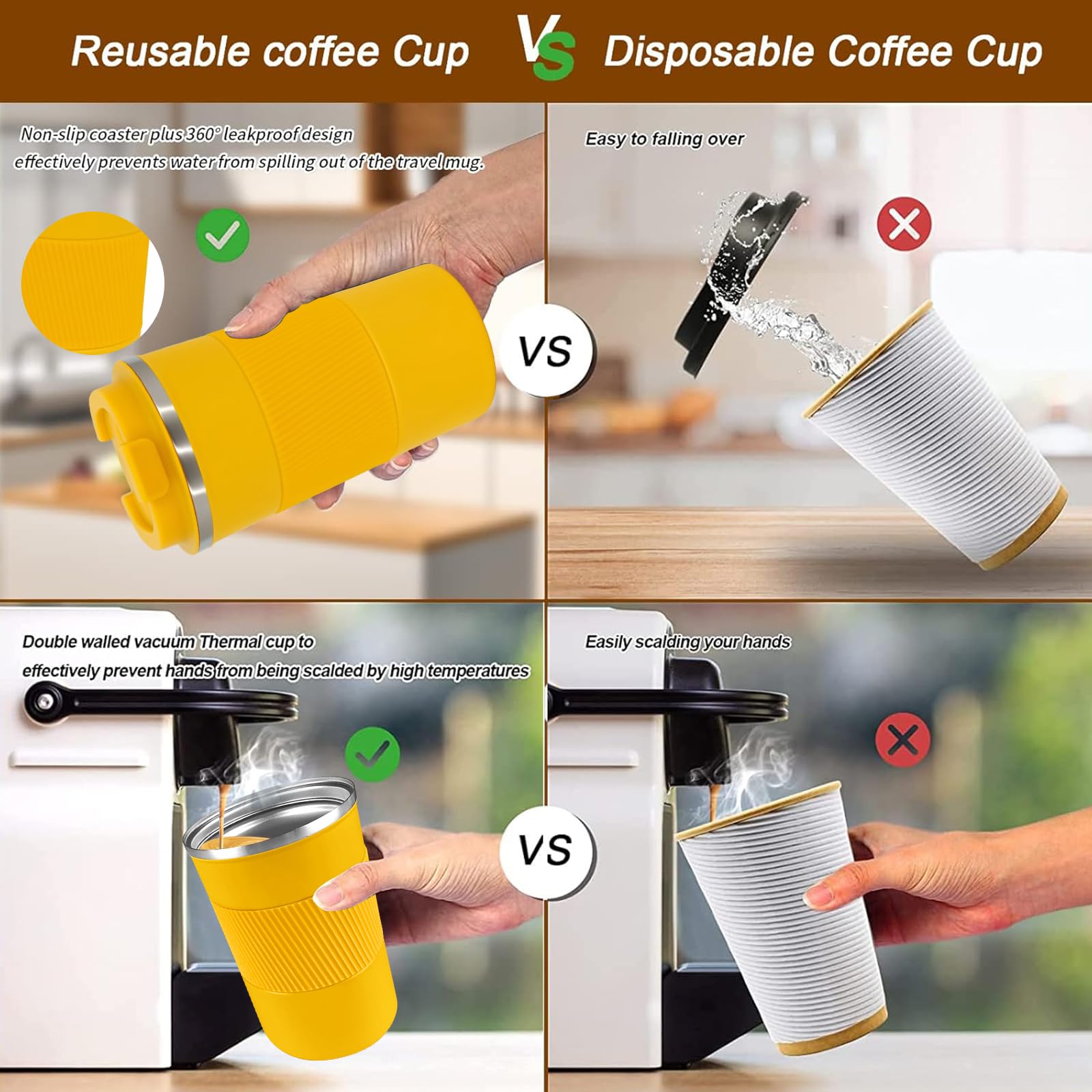 YINBAOGE car cup holder fit, fits most vehicles for on-the-road sipping.